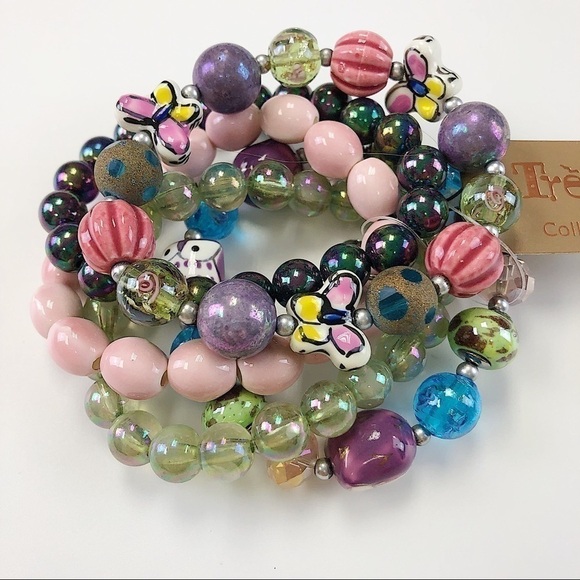 treska 5 row stretch bracelet set - Picture 2 of 3